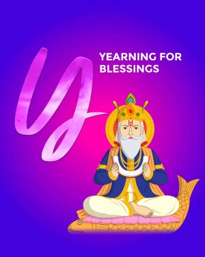 Digital illustration of Guru Rinpoche with a stylized 'U' shape