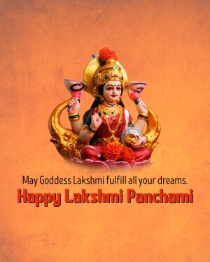 Image of Goddess Lakshmi for Lakshmi Panchami