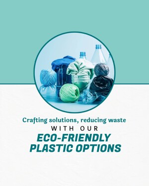 Plastic waste recycling and eco-friendly options