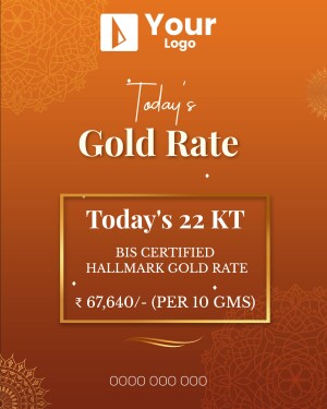 Gold Rate Information - 22KT Hallmark Gold