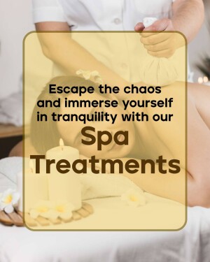 Woman receiving a spa treatment with candles and flowers