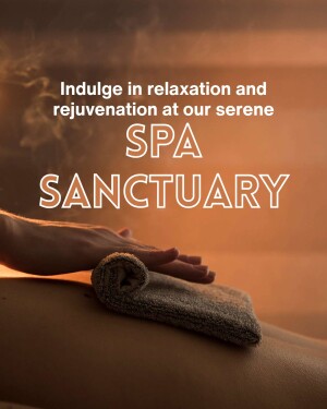 Close-up of a spa treatment with a warm, relaxing atmosphere.