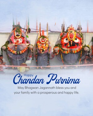 Chandan Purnima festival celebration with Lord Jagannath idols
