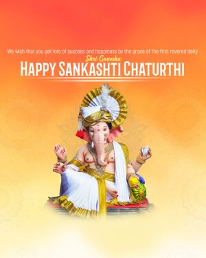 Image of Lord Ganesha for Sankashti Chaturthi