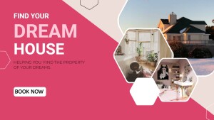 Find Your Dream House - Real Estate Advertisement Design For Pinterest