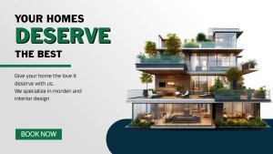 Modern Home Design & Interior Services Branding Post For Instagram