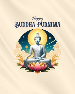 Exclusive Collection - Buddha Purnima marketing poster