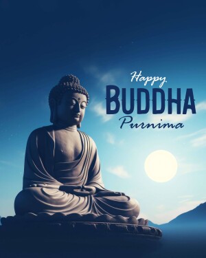 Image of Buddha on Buddha Purnima