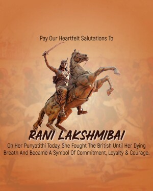 Statue of Rani Lakshmibai on horseback