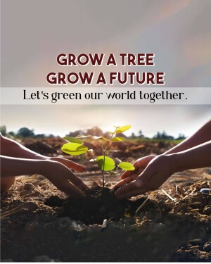 Hands planting a small tree seedling in soil
