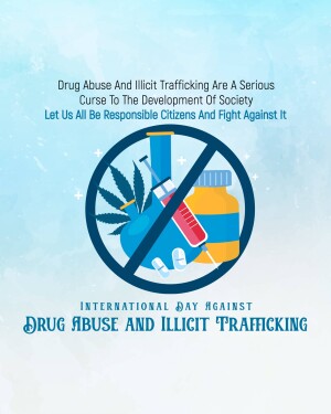 International Day Against Drug Abuse and Illicit Trafficking Template