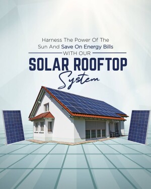 Image of a house with solar panels on the roof, promoting solar energy savings.