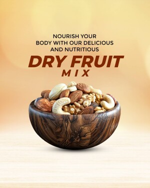 Bowl of mixed dry fruits including cashews, almonds, and walnuts