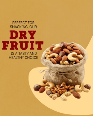 A bag of mixed dry fruits and nuts, perfect for snacking.