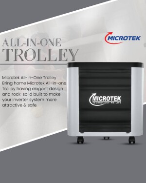 Microtek All-in-One Trolley for Inverter Systems