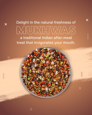 Close-up of a silver bowl filled with colorful Mukhwas, an Indian after-meal refreshment.