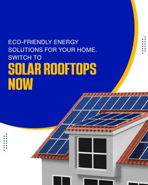 Image of a house with solar panels on the roof, promoting eco-friendly energy solutions.