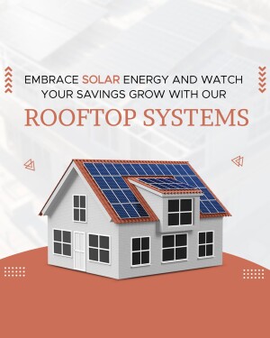 Image of a house with rooftop solar panels promoting solar energy savings.