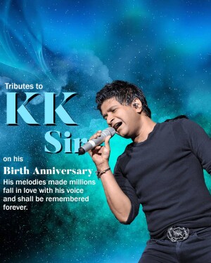 Image of KK, a popular Indian singer, performing on stage with a microphone.