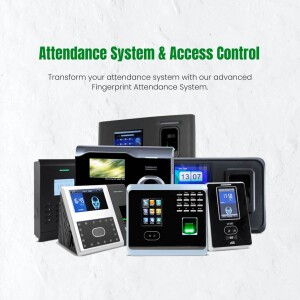 Multiple fingerprint attendance and access control devices stacked together