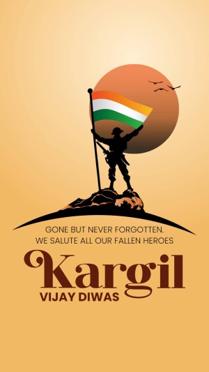Kargil Vijay Diwas Insta Story Template