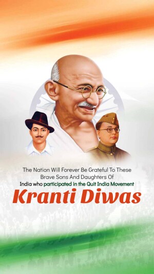 Kranti Diwas Insta Story Template