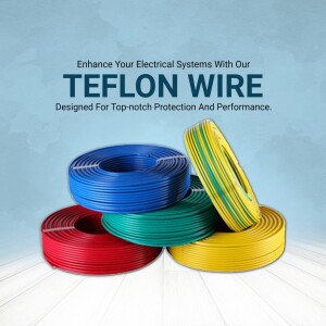 Close-up of colorful Teflon insulated wires on a white surface