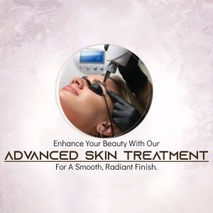 Woman receiving a facial skin treatment with advanced technology.