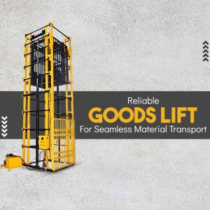 Yellow goods lift for seamless material transport