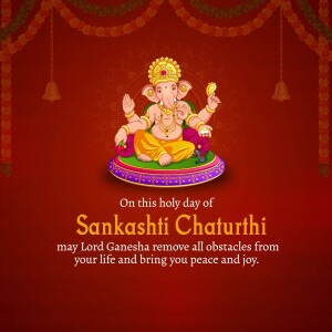 Lord Ganesha image for Sankashti Chaturthi