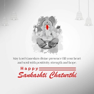 Image of Lord Ganesha for Sankashti Chaturthi