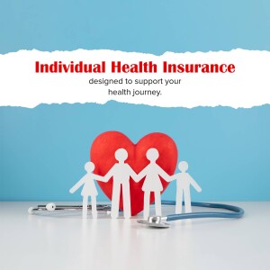 Family with a heart and medical tools representing health insurance
