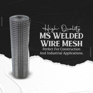 Roll of MS Welded Wire Mesh for Construction