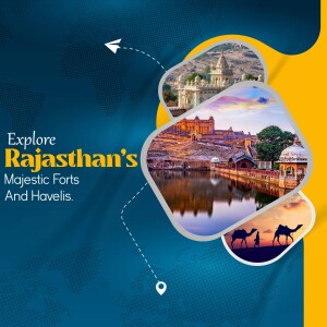 Rajasthan Forts and Havelis Travel Poster