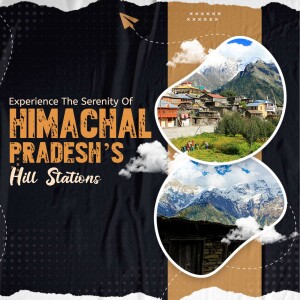 Himachal Pradesh Hill Stations Travel Poster