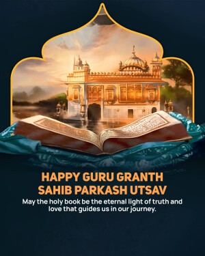 Golden Temple and Guru Granth Sahib book for Parkash Utsav