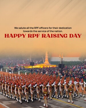 RPF Raising Day celebration with parade and national monument