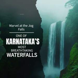 Scenic view of Jog Falls in Karnataka, India