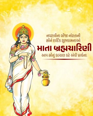 Image of Goddess Ashapura with blessings for Navratri