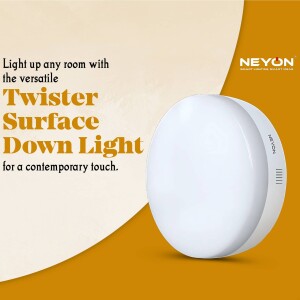 Neyon Twister Surface Downlight - Modern Lighting Solution