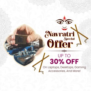 Navratri Special Offer on Laptops, Desktops, and Computer Accessories