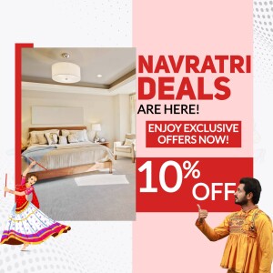 Navratri deals on home decor with a festive theme