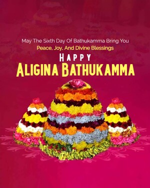 Colorful Bathukamma floral arrangement for the festival