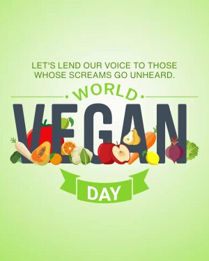 World Vegan Day Template