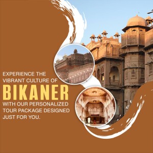Bikaner Fort and cultural experience advertisement