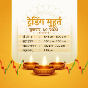 Diwali Trading Muhurat timings for 2024