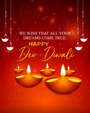 Diwali lamps and festive greeting