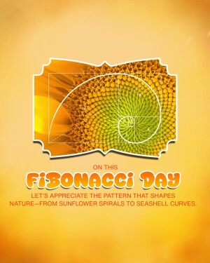 Image depicting the Fibonacci sequence and golden ratio in a sunflower.