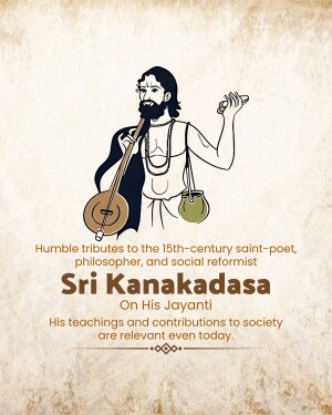 kanakadasa Jayanti Template