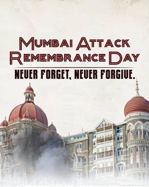 Mumbai Attack Remembrance Day - Taj Mahal Palace Hotel in background